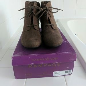 Rampage Brown Ankle Boots